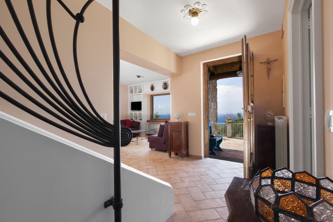 Villa Rusella With Terrace & Breathless Sea Views Massa Lubrense Exterior photo