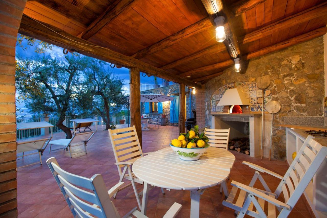 Villa Rusella With Terrace & Breathless Sea Views Massa Lubrense Exterior photo